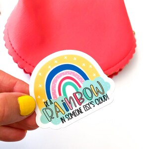 Be a Rainbow Sticker; Teacher Sticker; Laptop Sticker; Teacher Gift; Teacher Humor