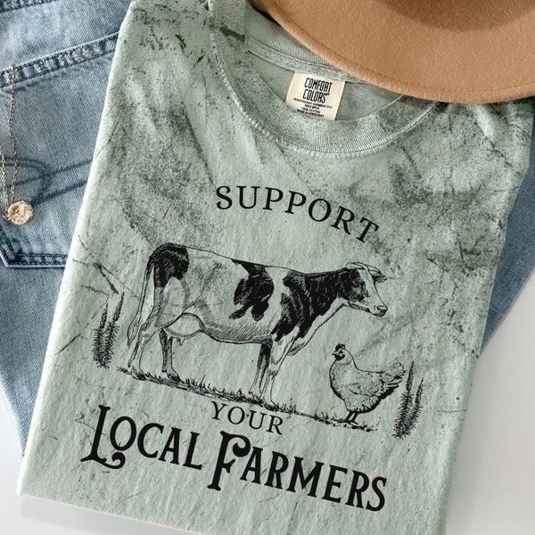 Support Your Local Farmer PNG, Farming, Life On The Farm, Homesteading Mama PNG, Cow Mom PNG, Chickens, Home Grown, Homemaker, Sourdough Png