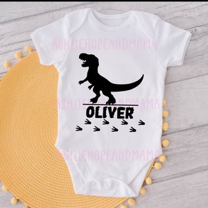 T-Rex Split Frame SVG, Baby Boy Svg, Baby Nursery SVG, Png For Baby Boy, Baby Bodysuit Svg, Toddler Png, Dinosaur Svg, Little Boy&#39;s Shirt