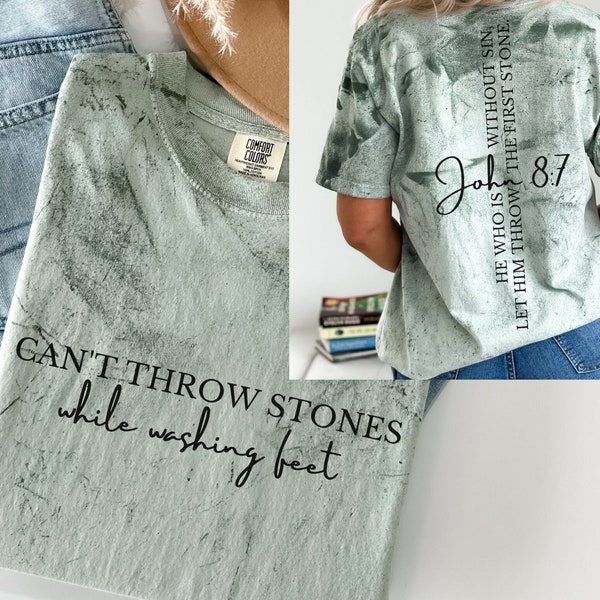 Can't Throw Stones While Washing Feet SVG, Jesus SVG, Christian, Print On Demand, Worship, Sublimation Designs, Bible Verse PNG, Religious