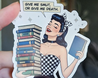 Smutty Stickers, Bookish Sticker, Water Bottle, Laptop, Gift For Book Lover, Book Sticker, Cute, Funny Stickers, Spicy Book Club, Booktok