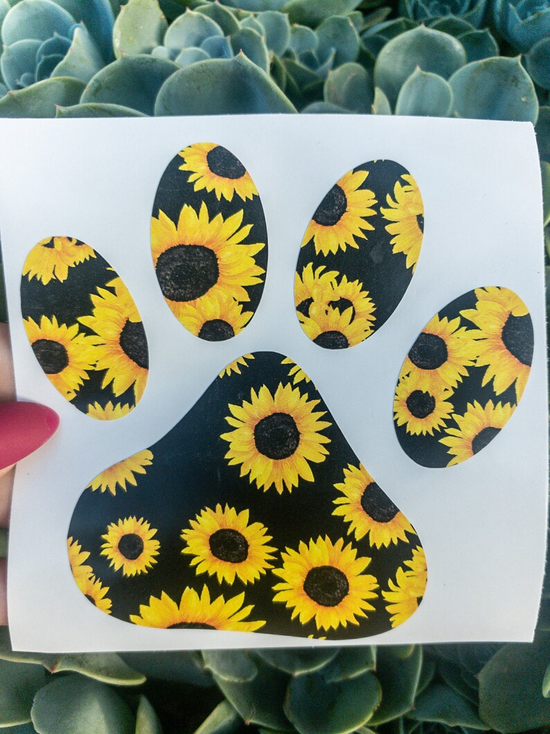 Free Free 256 Sunflower With Paw Print Svg SVG PNG EPS DXF File
