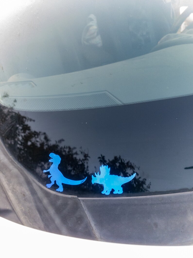 Mini Dinosaur Decal Dinosaur Car Decal Stickers for Phone Etsy