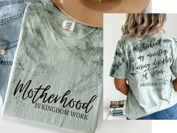 Motherhood Is My Ministry PNG, Mom Life SVG, Christian Png, Trendy, Raising Arrows, Worship Shirt Svg, Raising Disciples, Sublimation, Jesus