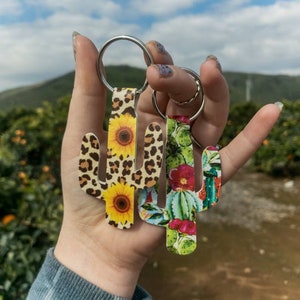 Cactus Keychain SVG, Leather Earring SVG, Key Fob SVG, Cactus Cut File, Faux Leather Keychain svg, Bag Tag Template, Keyring png, svg Bundle