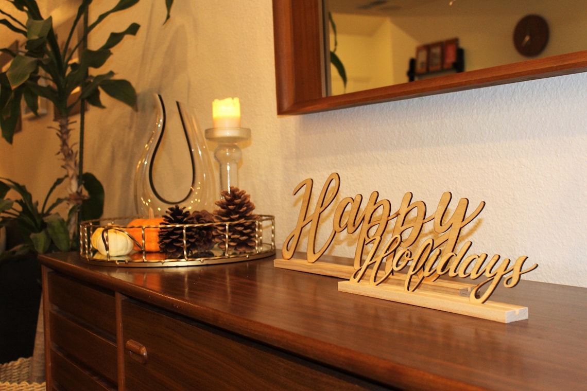 Wood Sign Stand Etsy