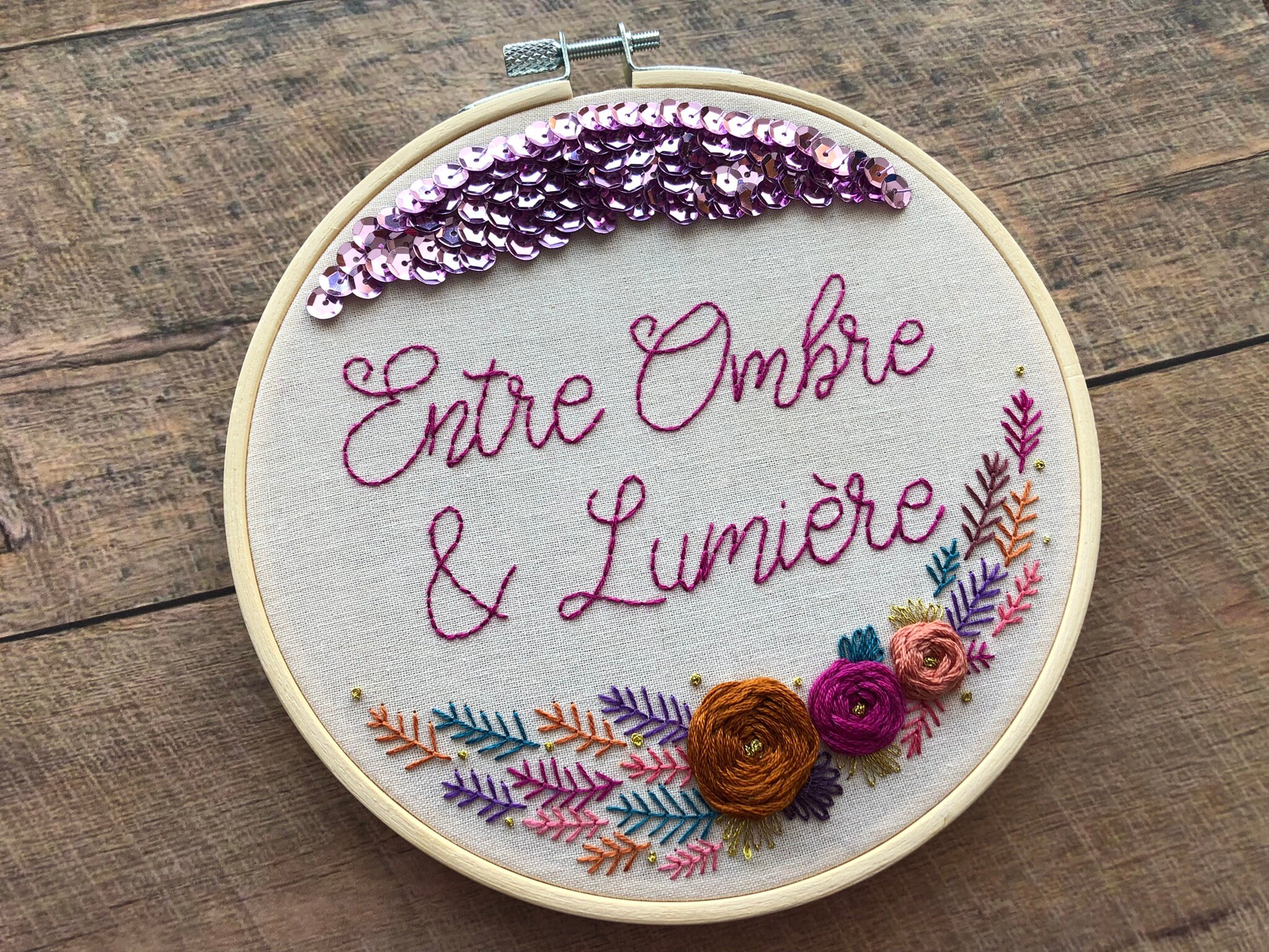 Broderie - Entre Ombre & Lumière