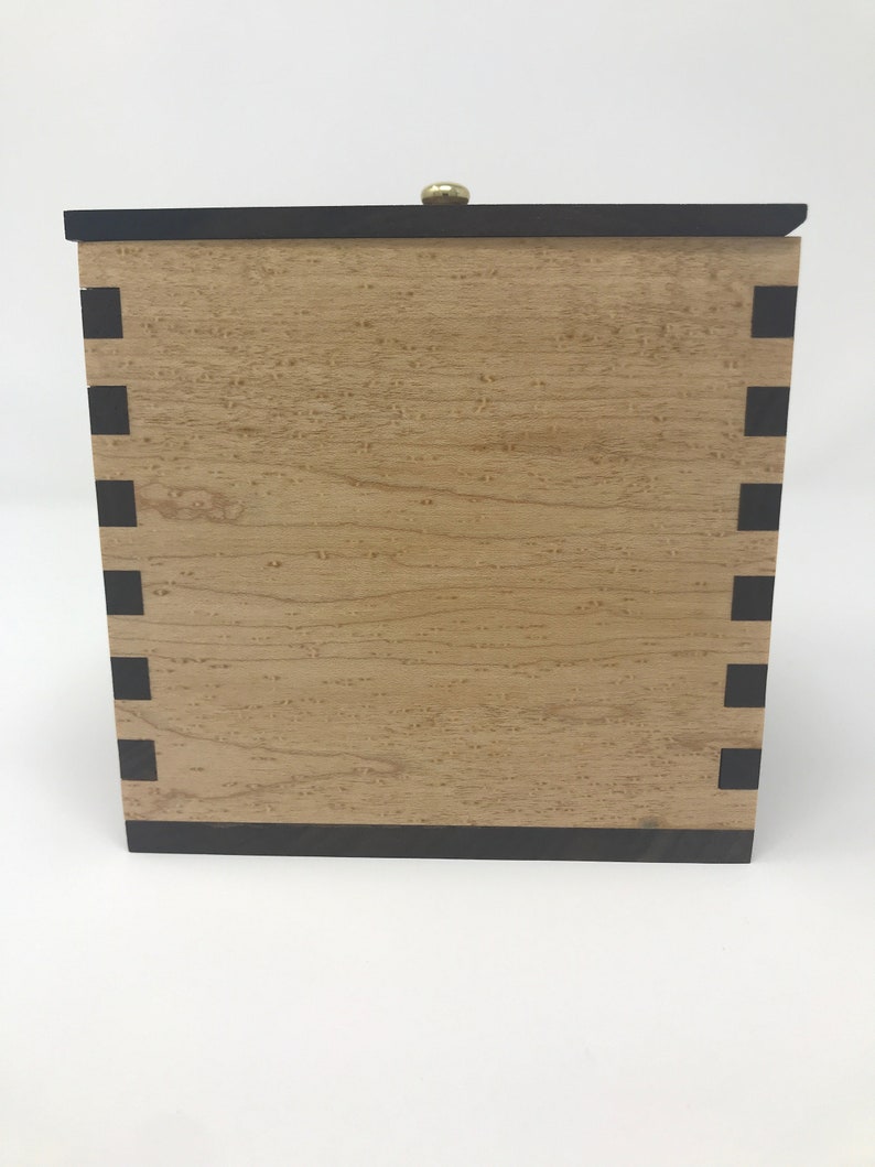 Maple Walnut Yarn Box
