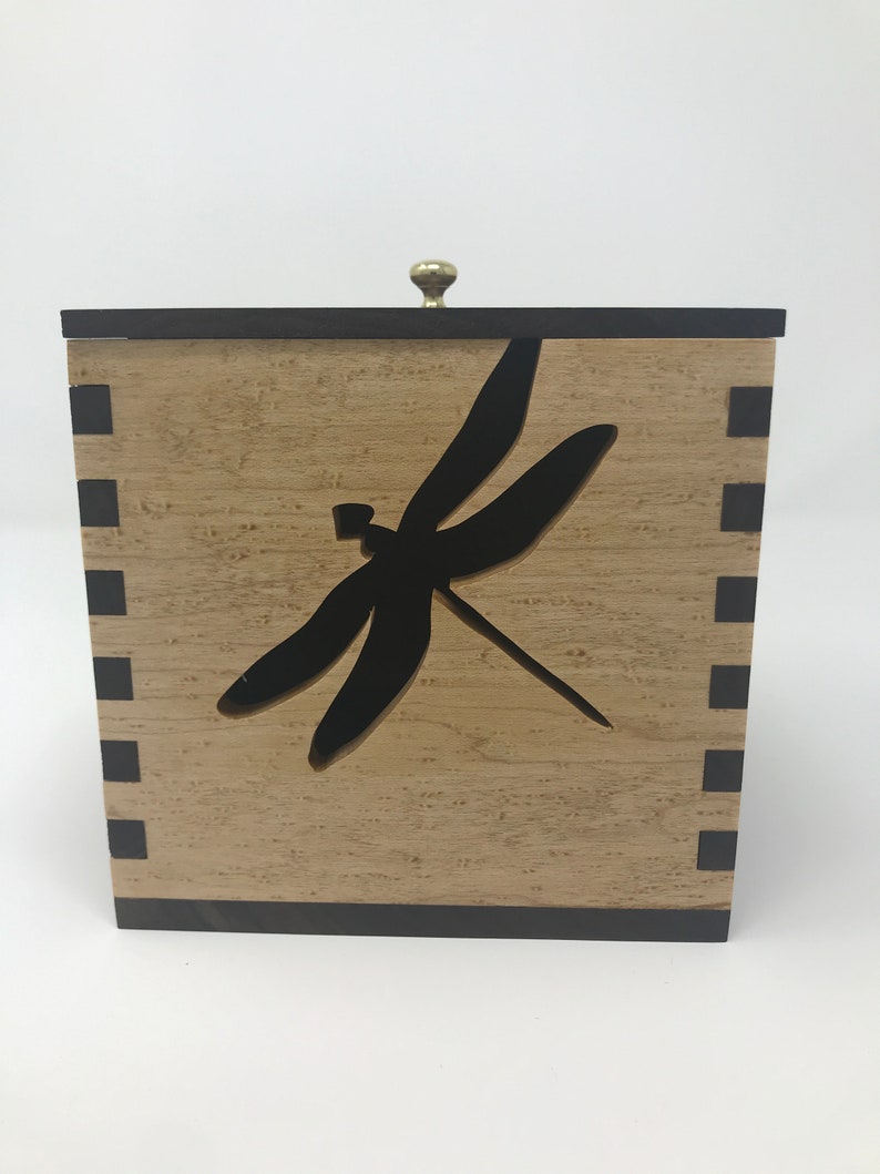 Maple Walnut Yarn Box