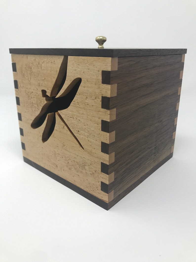 Maple Walnut Yarn Box