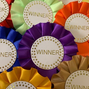 10 x winner rosettes