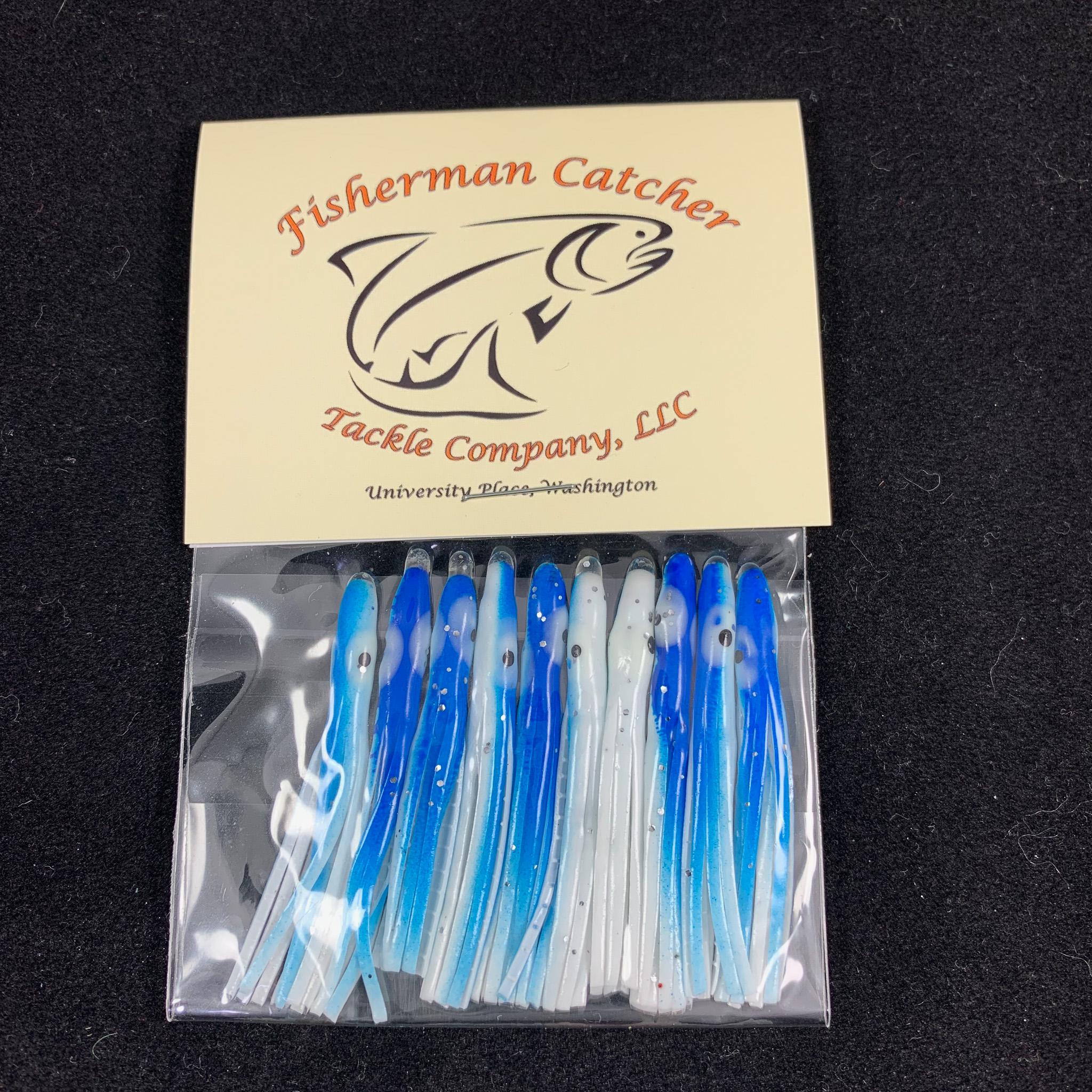 1.5 inch (4cm) Needle Squid Skirts - 10 Colors
