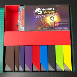5-Minute Dungeon KS insert - fits expansion Curses! Foiled Again!