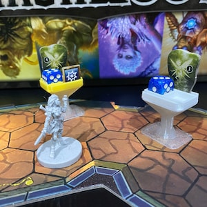 Flying standees for monsters - Gloomhaven, Frosthaven, Jaws of the Lion