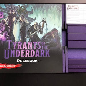 Insert for Tyrants of the Underdark for first edition (rectangle box)
