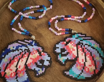 Seven Lions Galaxy Perler Necklace