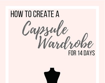 The French Minimalist Capsule Wardrobe Summer 2018 Collection Etsy