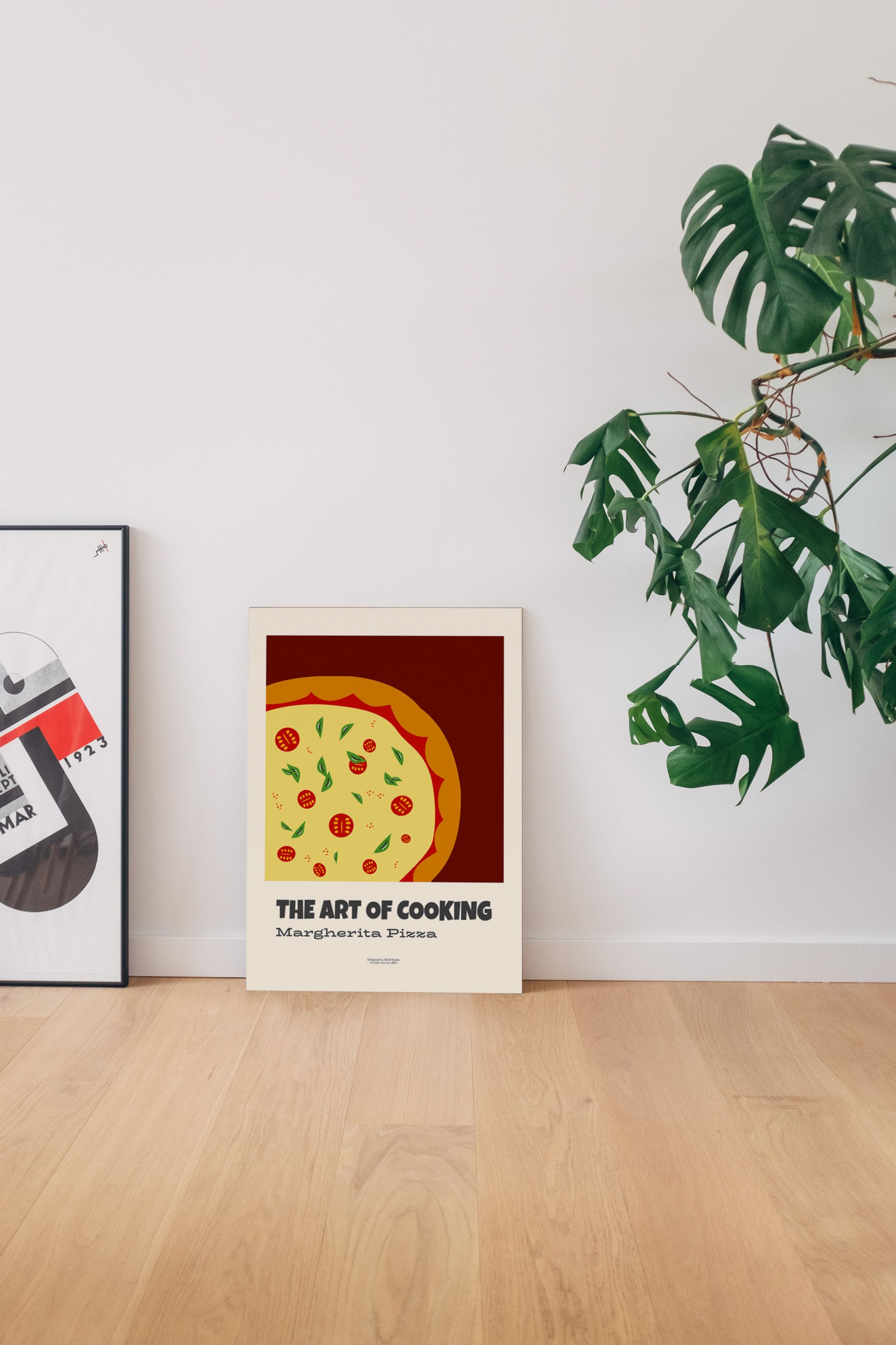 Impression Pizza, Décor de Cuisine, Art Alimentaire, Affiche Mid Century Modern, Eat Sign, Foodie Gi