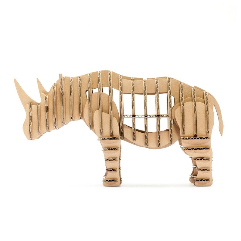 Rhinoceros . Laser Cut. Cricut Files SVG DXF CDR Vector Plans Etsy