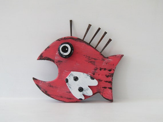 wood wall FUNKY FISH