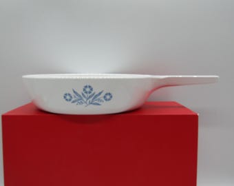vintage CORNING WARE 6 1/2" SAUCEPAN or Skillet Featuring the classic Cornflower Blue pattern #P-83-B