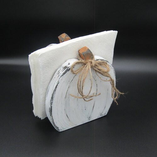 Napkin Holder Ceramic Pumpkin/letter Holdermail Holder Etsy