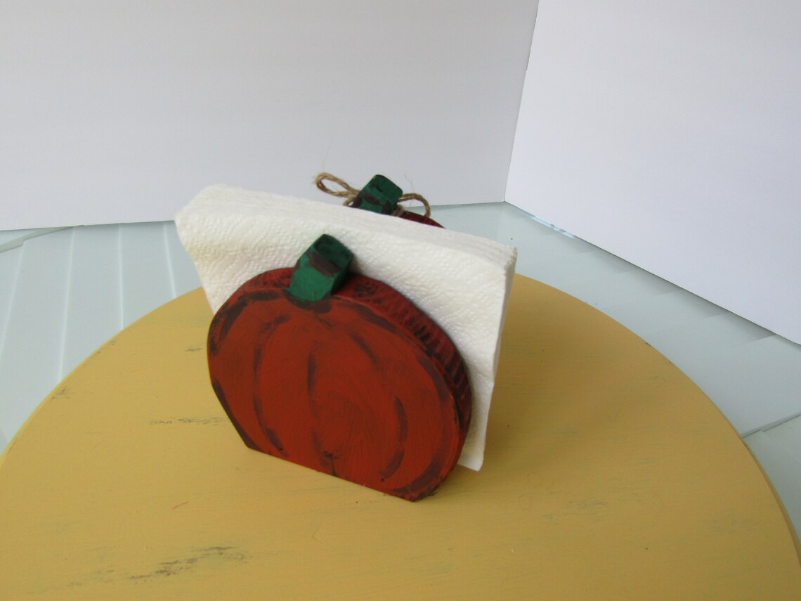 PUMPKIN NAPKIN HOLDER Etsy