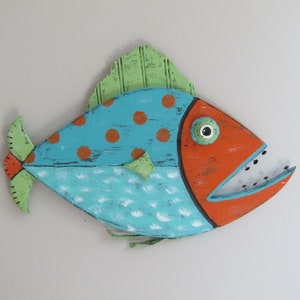 BIGGER WOOD wall FISH