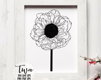 Free Free Flower Line Svg SVG PNG EPS DXF File