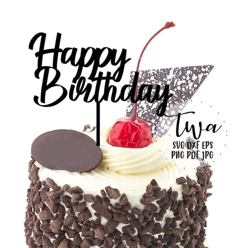 Free Free Cake Topper Cricut Svg 340 SVG PNG EPS DXF File
