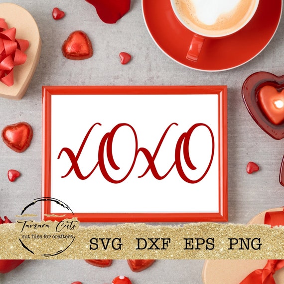 Digital Valentine's Day svg XOXO SVG File Cut File For Cricut and ...