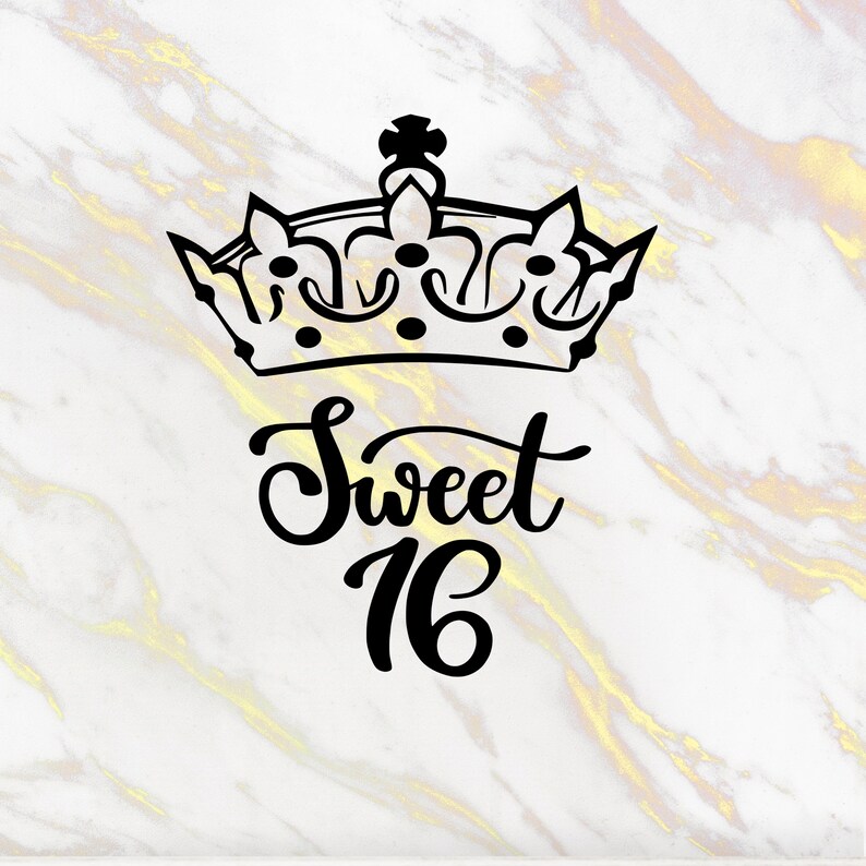 Free Free 167 Sweet Sixteen Svg SVG PNG EPS DXF File
