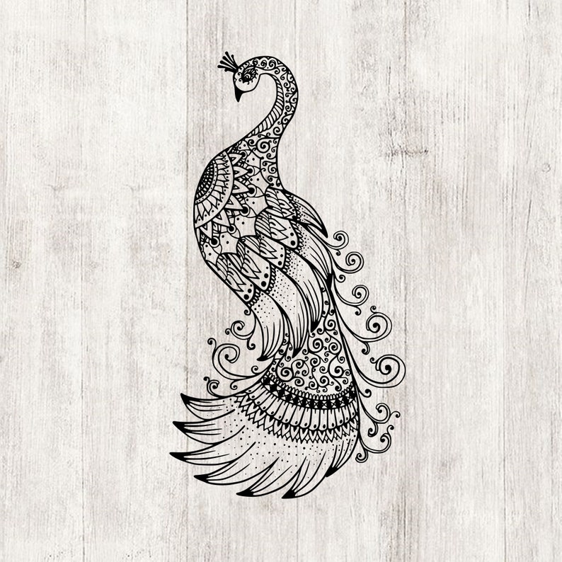 Download Peacock mandala svg files for cricut mandala svg designs | Etsy