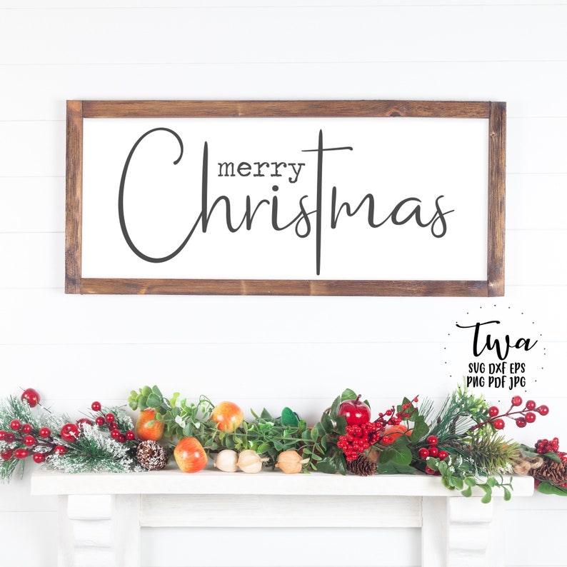 Download Merry Christmas svg files for cricut Christmas farmhouse ...