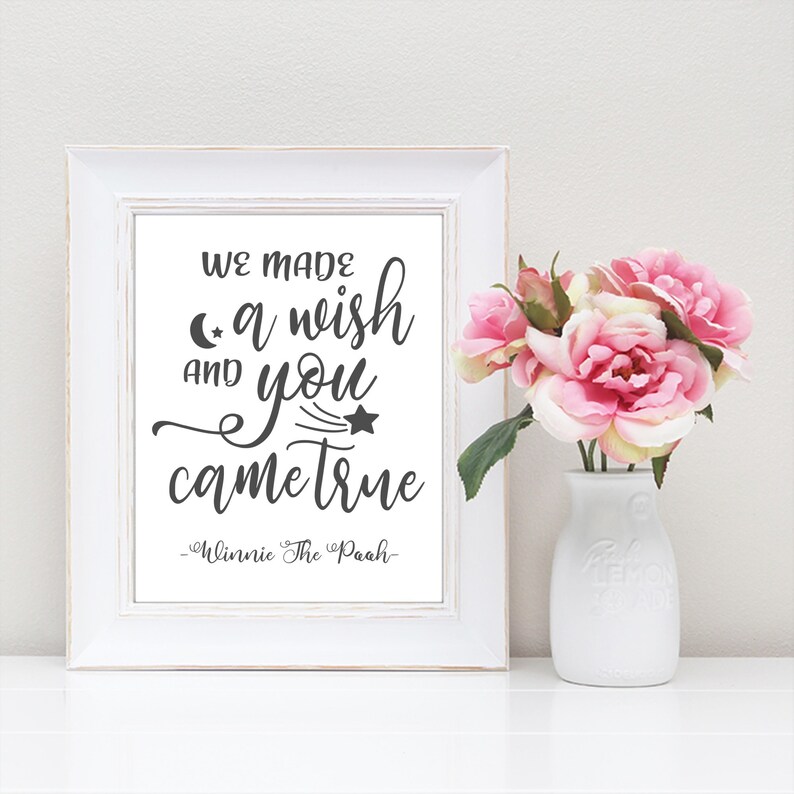 Download Winnie The Pooh quote svg file for cricut We made a wish and | Etsy
