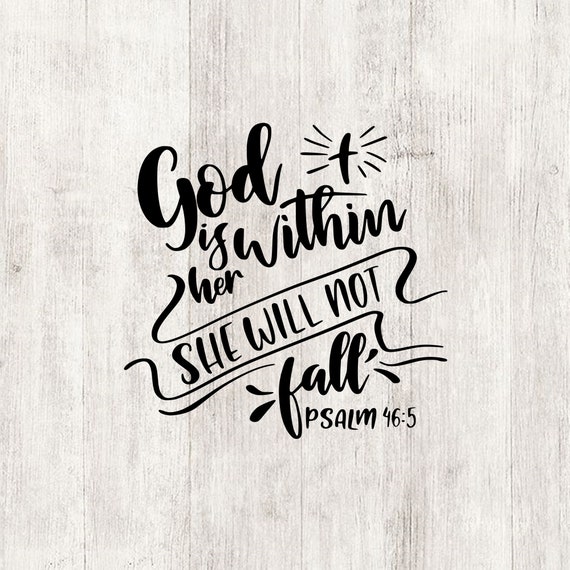 God will not let you fall