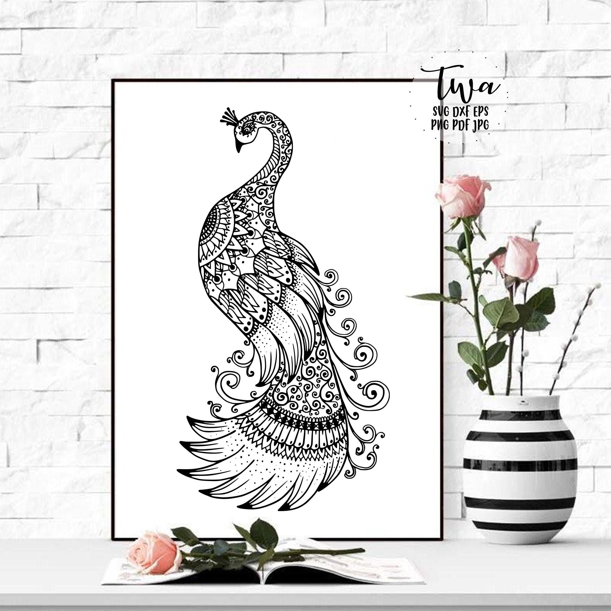 40+ mandala peacock svg - Download Free SVG Cut Files and Designs