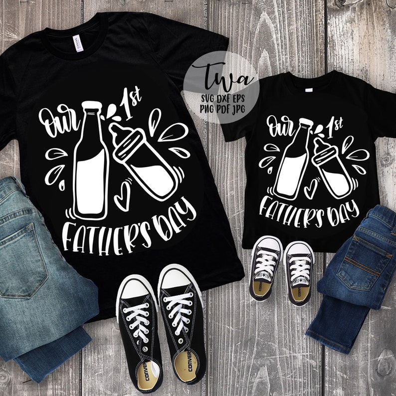 Download Our first Father's day svg dad and baby shirts svg daddy ...