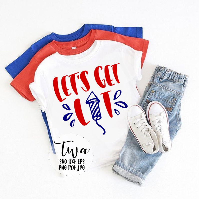 Download Let's get lit svg 4th of july quote svg fireworks svg | Etsy