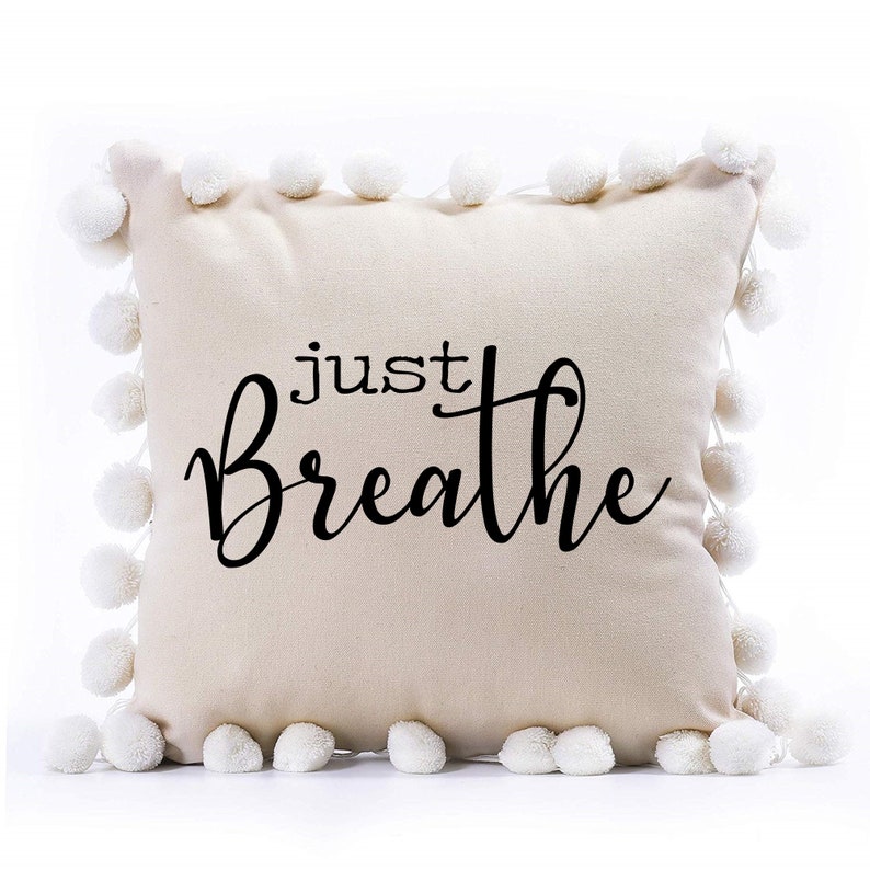 Download Just breathe svg just breathe printable hand lettered svg | Etsy