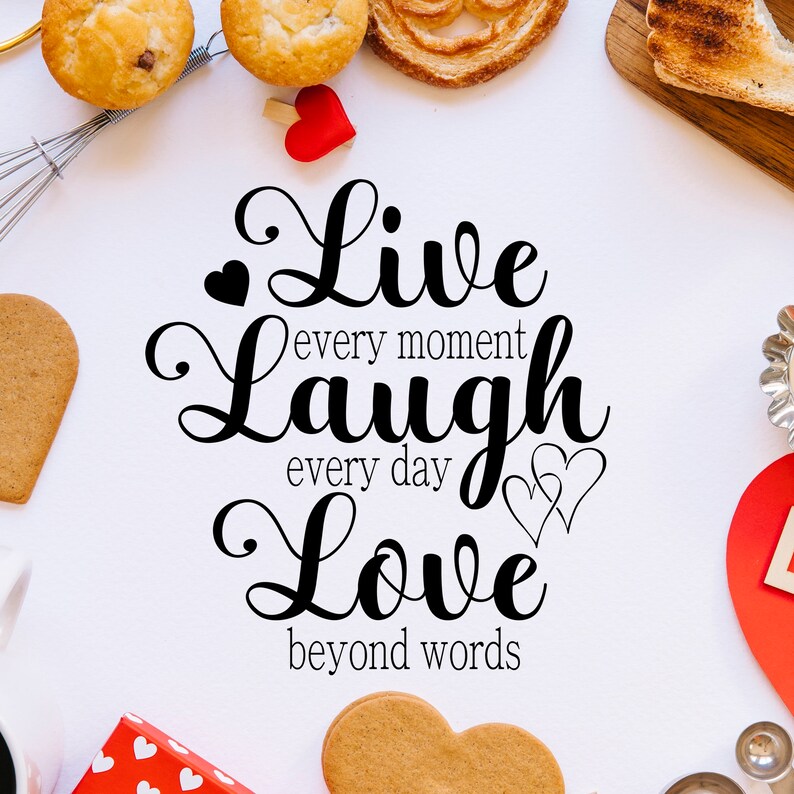 live laugh love svg dxf eps pdf png jpg printable etsy