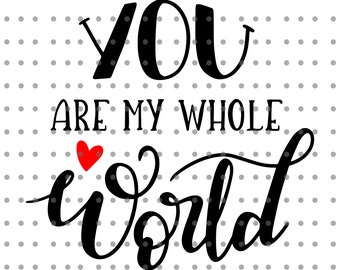 my whole world etsy