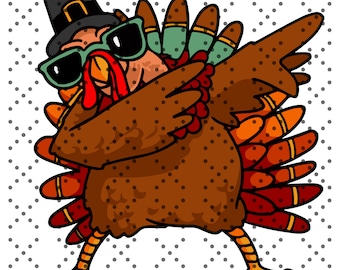 Funny turkey svg | Etsy