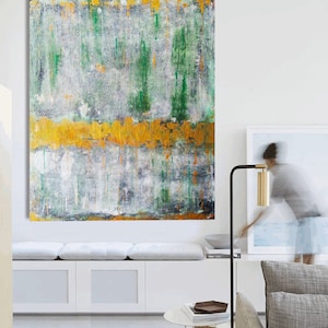 Abstract Golden Sparkle: Customizable Handcrafted Canvas Art