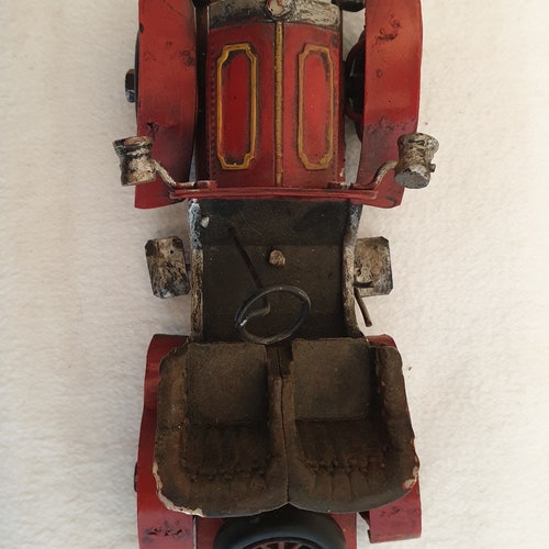 Rare Ancient Model shops Vintage car model in metal tin