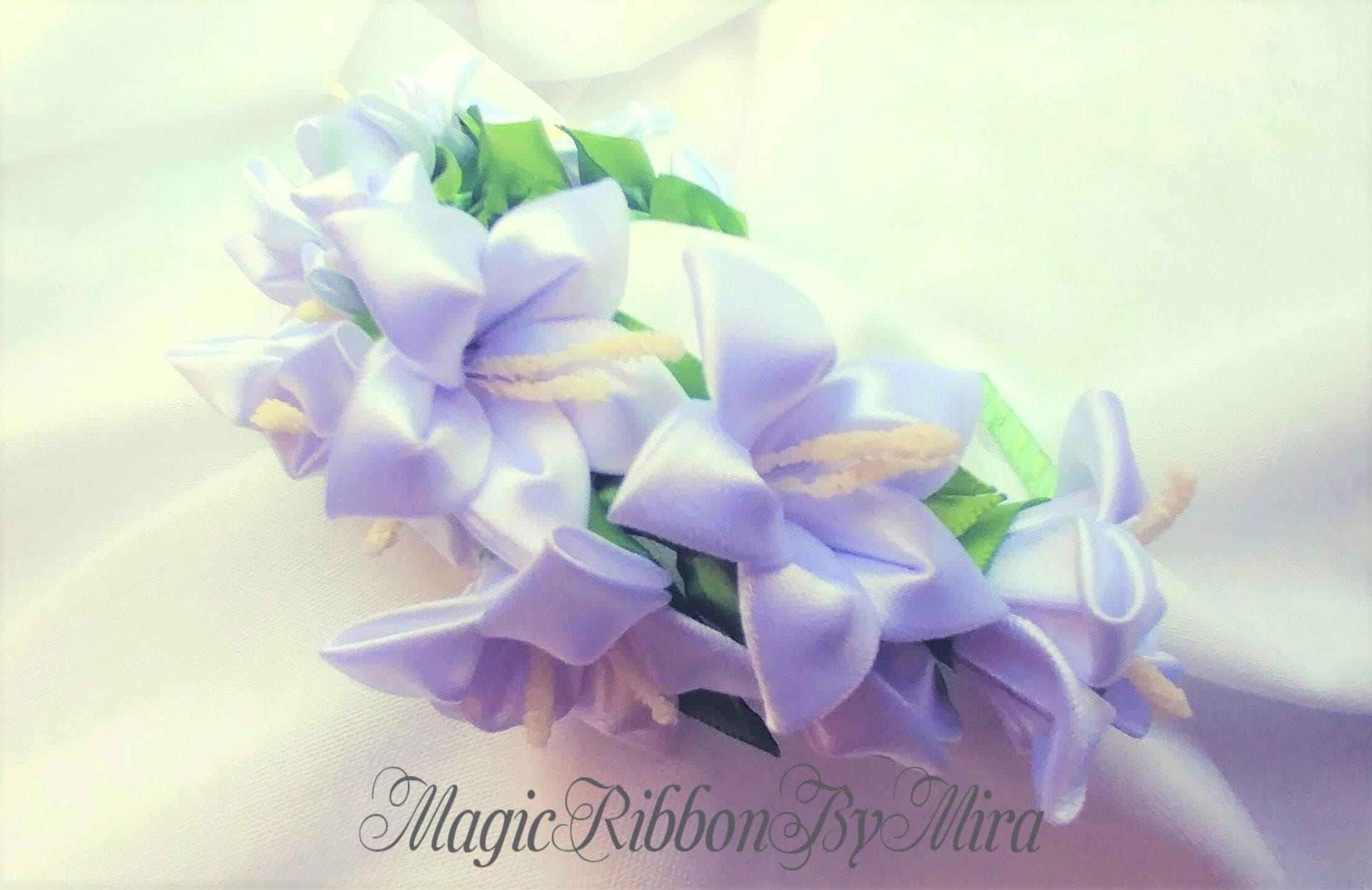 White Lily Headband - Etsy display picture 1