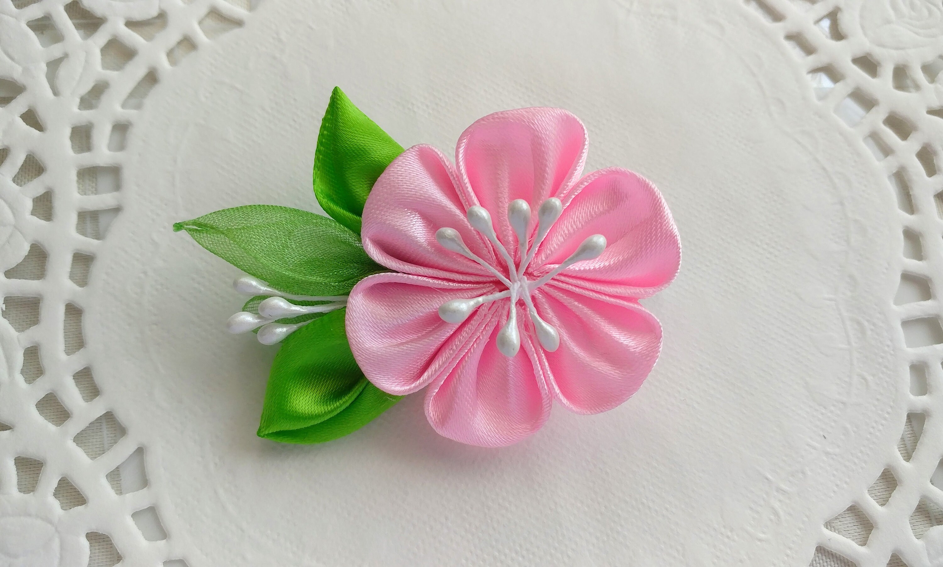 Set De Kanzashi Kawaii Fleur De Cerisier - Cosplay Geisha, Accessoire Féminin