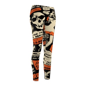 Women's Skull Leggings Unique Christmas Gift