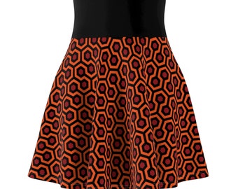 Women's Skater Skirt Unique Christmas Gift Horror