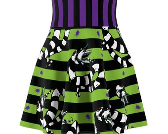 Beetle Inspired Women's Skater Skirt Halloween Costume